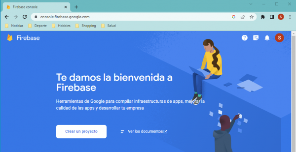Consola Firebase
