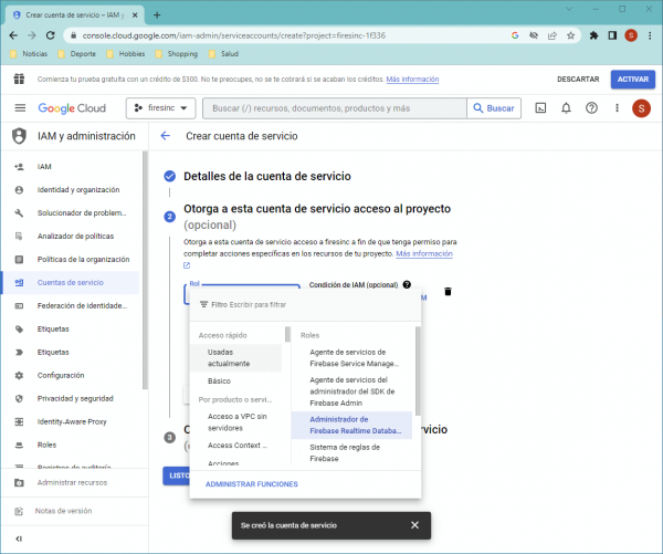 Añadir cuenta paso 2