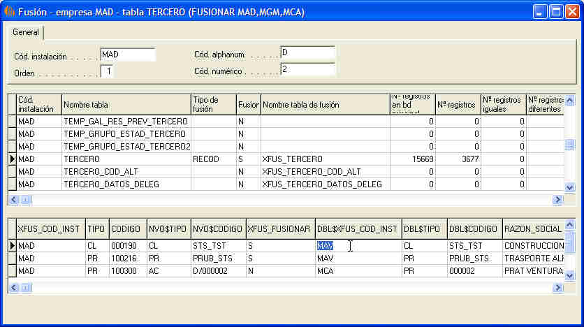 Recodificación manual