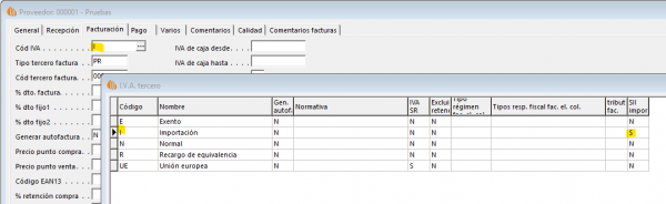 IVA tercer importación