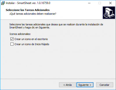  Setup tareas adicionales