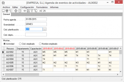 Agenda de eventos Agenda de eventos