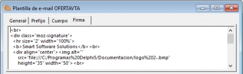 Plantilla firma Plantilla firma