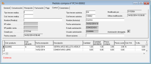 Pedido autorizado Pedido autorizado